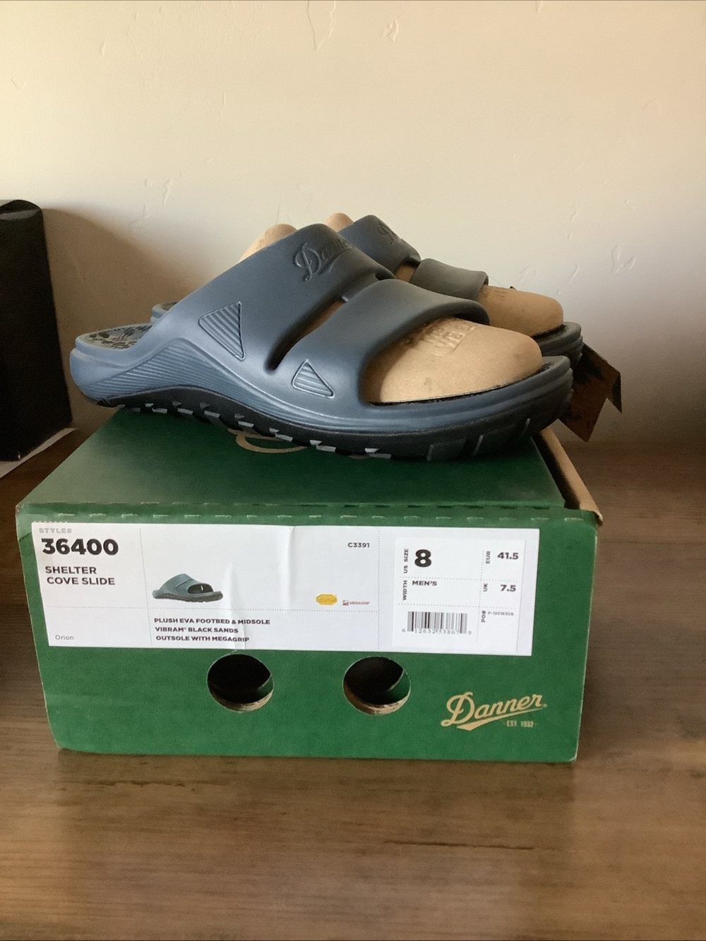 Danner Shelter Cove Slide - Navy Blue & Tan Men’s Slide